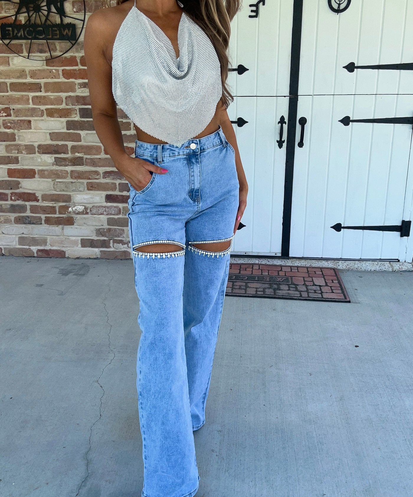 Swift Rhinestone Jeans