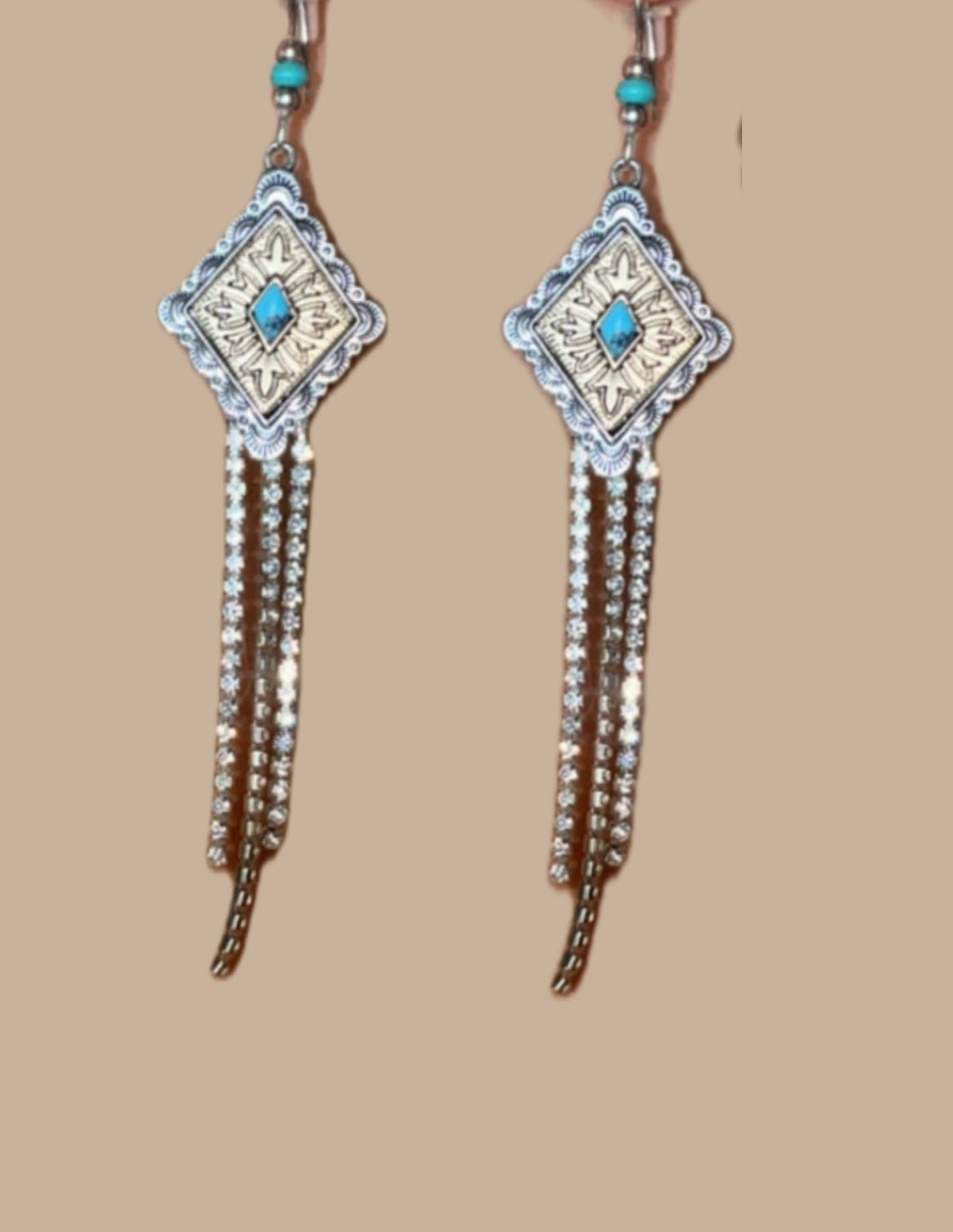 Western Turquoise Earrings
