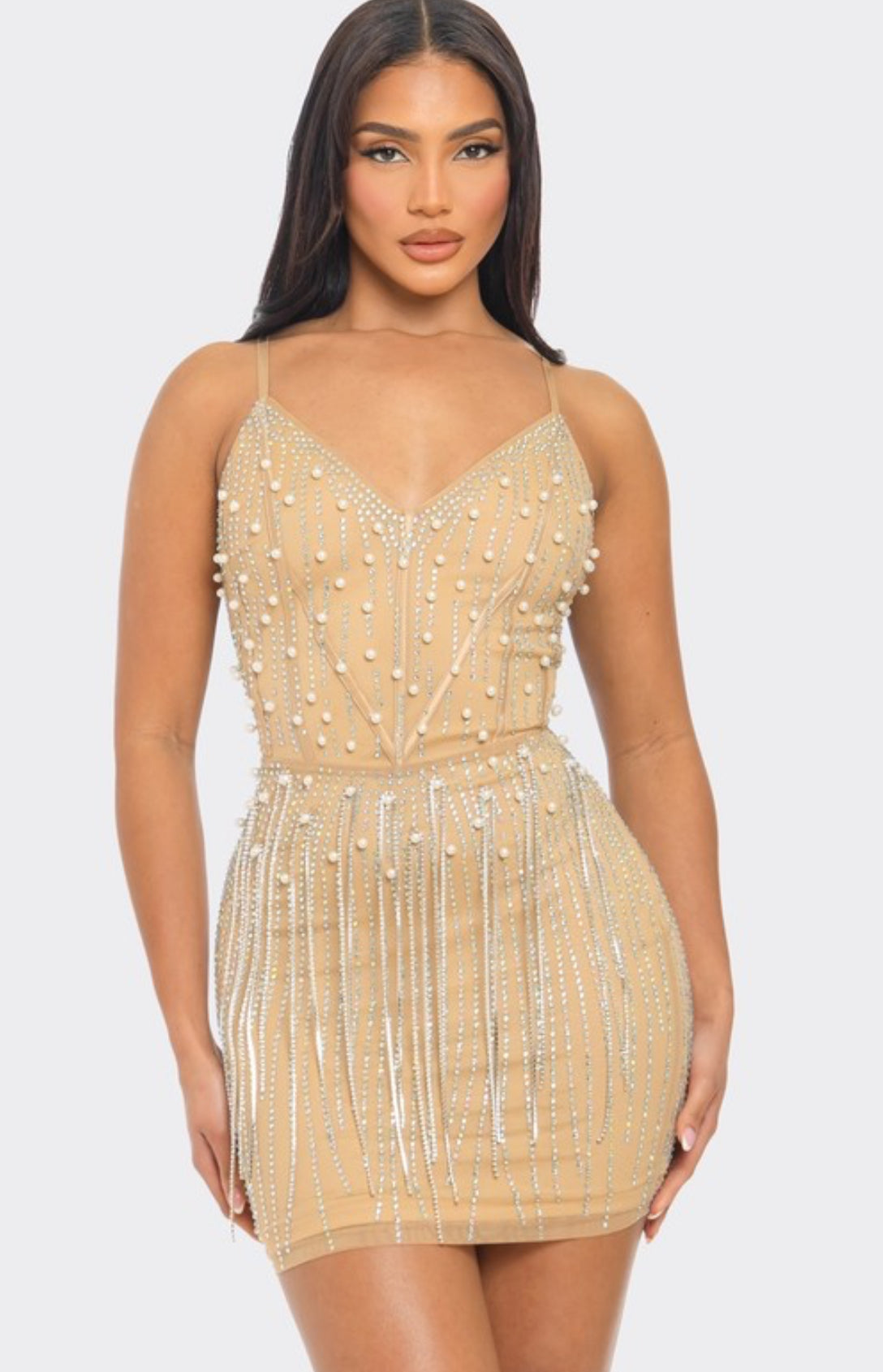 Greer Rhinestone Dress