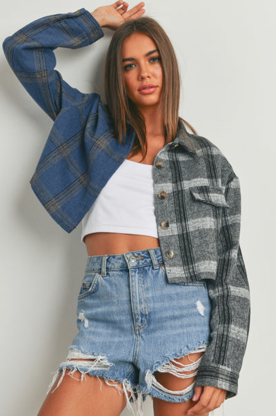 Lester Cropped Flannel