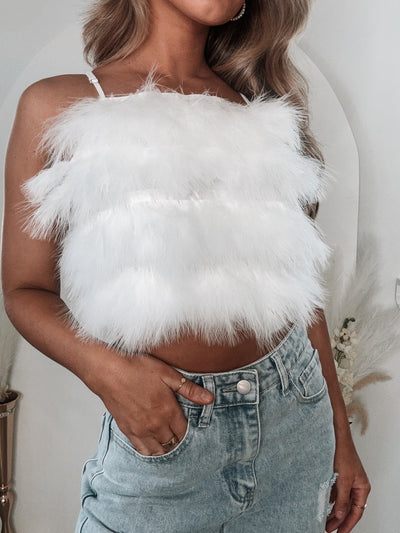 Heavenly Feather Top