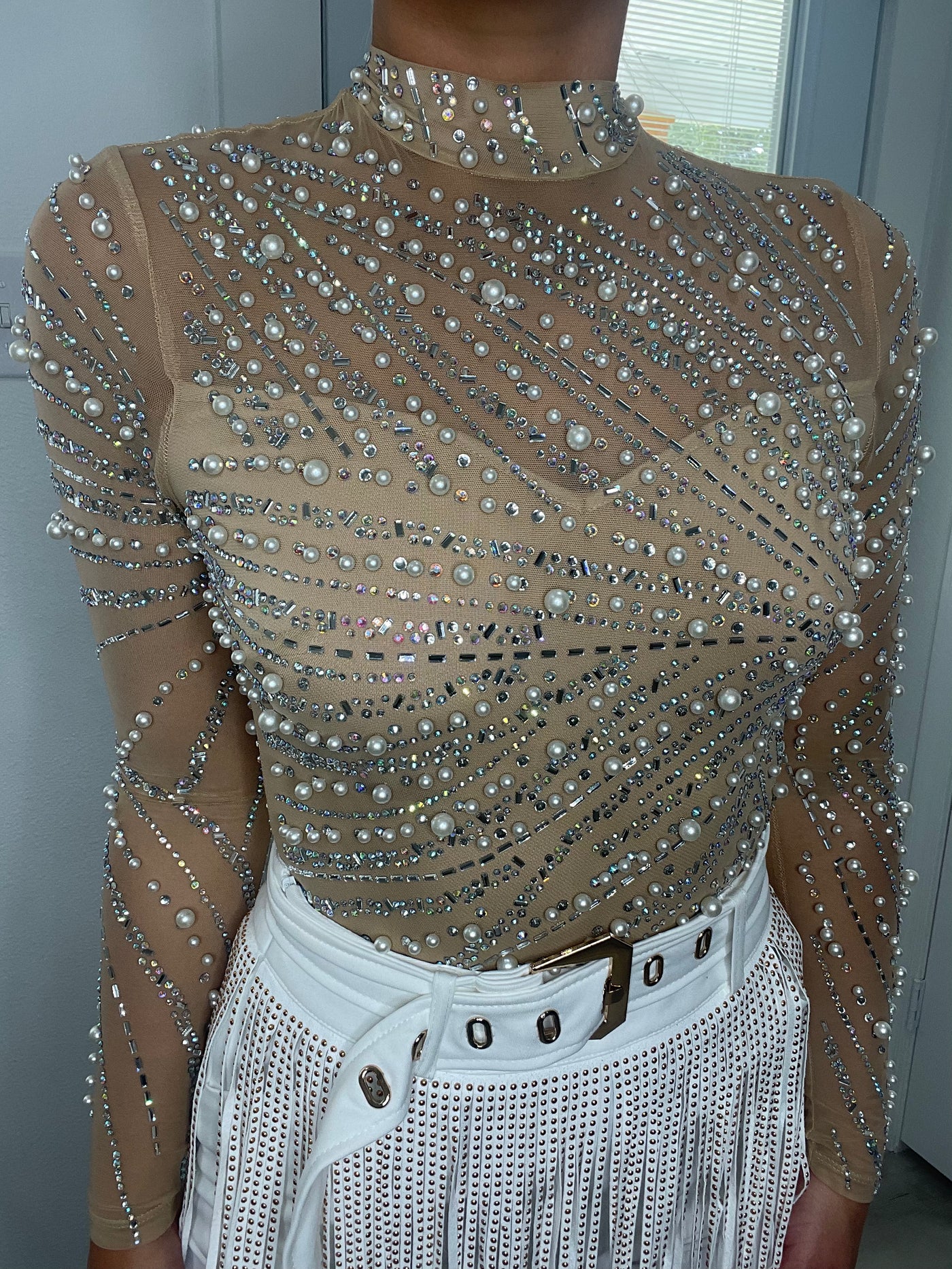 Dolly Studded Bodysuit