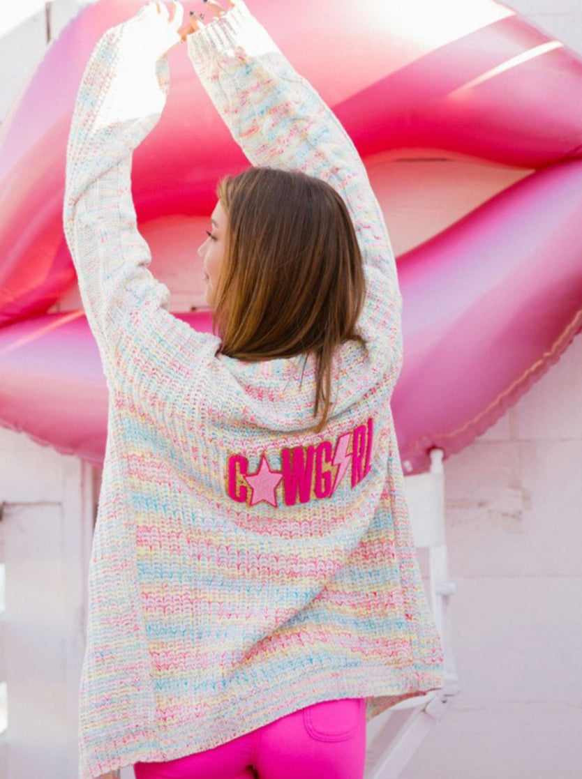 Cowgirl Cotton Candy Cardigan