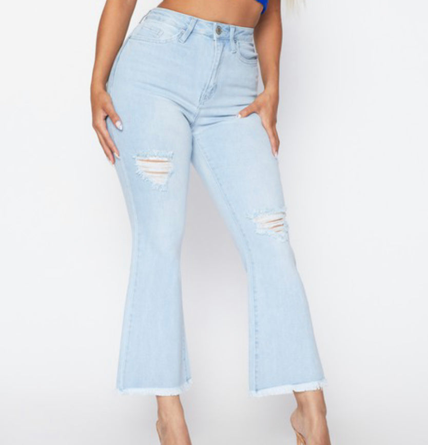 Jessie’s Frayed Jeans