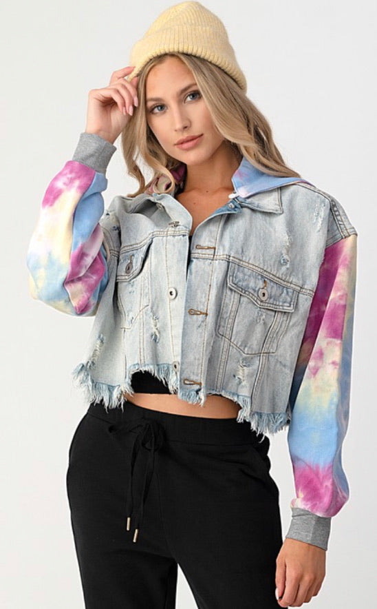 Off With The Tide Denim Jacket