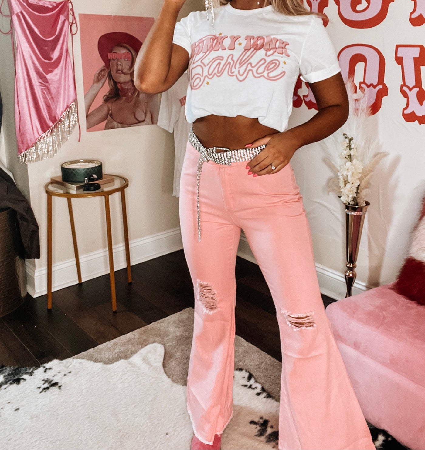 Pretty In Pink Flares